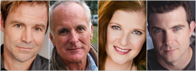 From left: Geoffrey Kent, Sam Gregory, Emily Van Fleet and Joshua Robinson. 