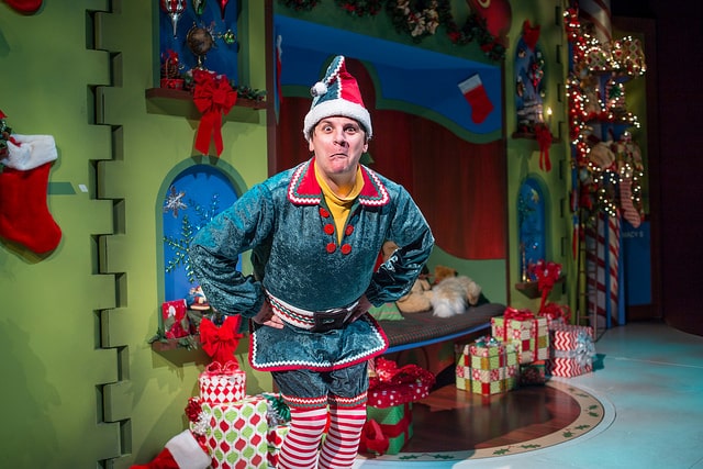 Michael Bouchard in "The SantaLand Diaries." Photo Credit: AdamsVisCom.