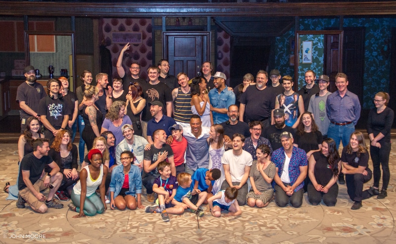 The cast and crew for the DCPA Theatre Company's 'The Who's Tommy.' Photo by John Moore for the DCPA NewsCenter. 