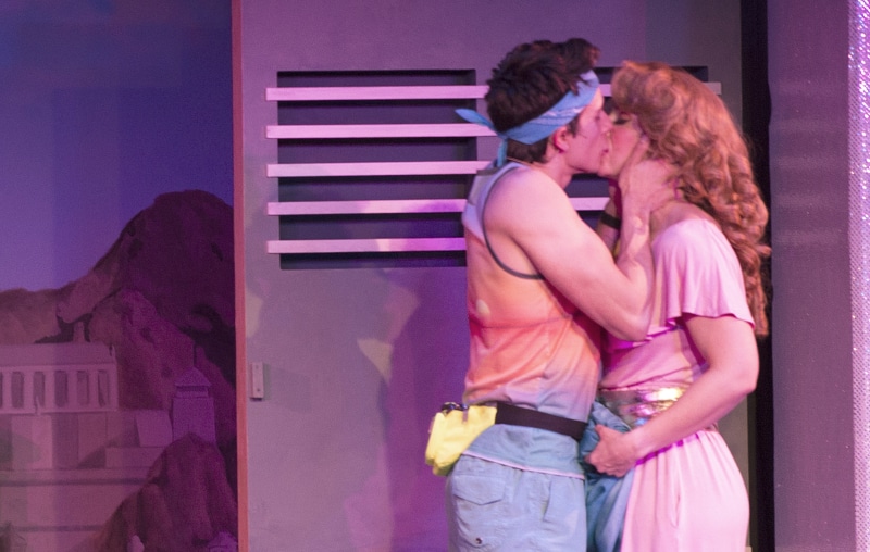 Marco Robinson and Lauren Shealy in the Denver Center's 'Xanadu.' Photo By Emily Lozow