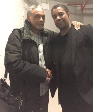 Charles Weldon reunited with 'Malcolm x' castmate Denzel Washington in 2016.