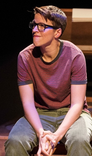 Susannah McLeod in Miners Alley Playhouse's 'Fun Home.' Photo by Sarah Roshan. 