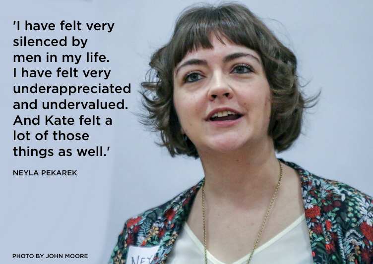 Neyla Pekarek Quote. Rattlesnake Kate. Colorado New Play Summit 2019. Photo by John Moore