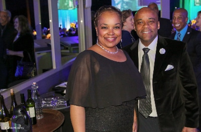 Michael Hancock and Mary Louise Lee at 2019 Saturday Night Alive. Photo by John Moore.