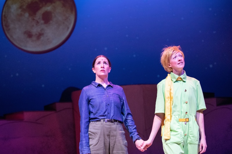 Missy Moore and Rachel D. Graham in 'The Little Prince.' Photo by McLeod9Creative.