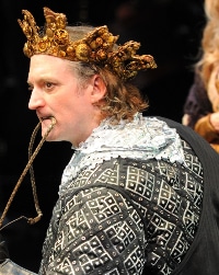 Andrew Long as Richard III for the DCPA Theatre Company in 2009.