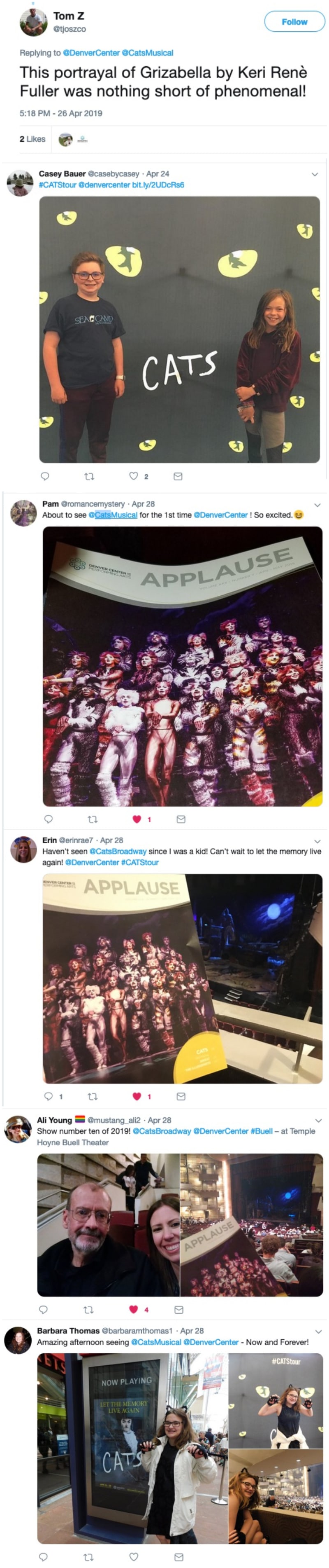 'CATS' boxoffice record caps purrrfect week in Denver Denver Center