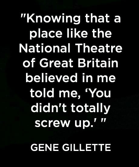 Gene Gillette quote.