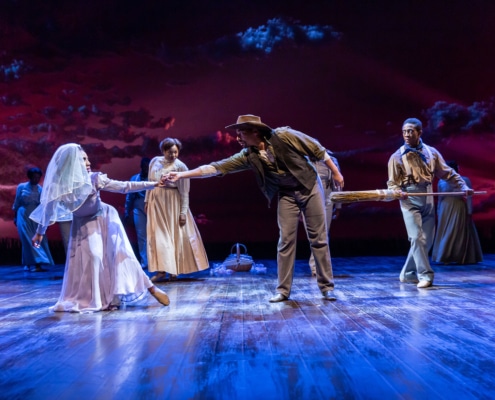 The company of Oklahoma! Photo by AdamsVisCom.