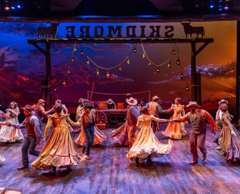 The company of Oklahoma! Photo by AdamsVisCom.