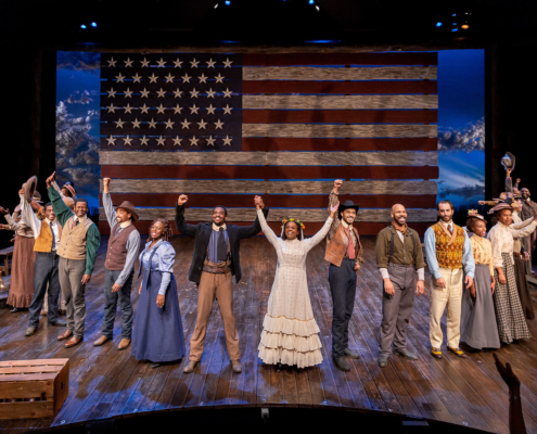 The company of Oklahoma! Photo by AdamsVisCom.