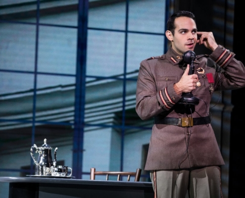 Jason Michael Evans (Gleb) in the National Tour of ANASTASIA. Photo by Matthew Murphy, MurphyMade