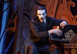 Bronson Norris Murphy (“The Phantom”) stars in Love Never Dies. Photo: Joan Marcus.