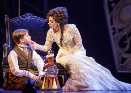 Jake Heston Miller (“Gustave”) and Meghan Picerno (“Christine Daaé”) star in Love Never Dies. Photo: Joan Marcus.