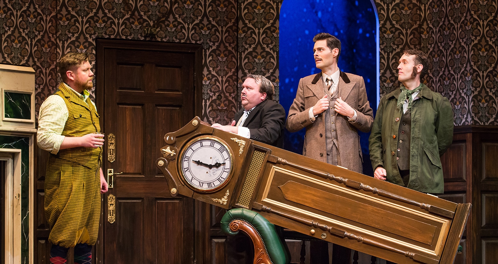 The Play That Goes Wrong National Tour. Photo by Jeremy Daniel.