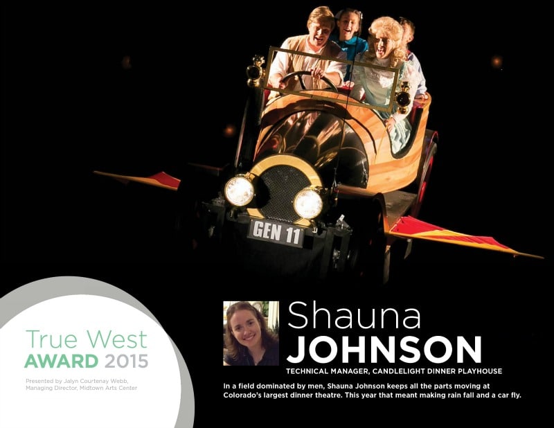 2015 True West Award Shauna Johnson Denver Center for the Performing