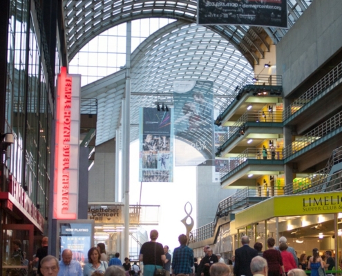 Backstage tours of the performing arts complex