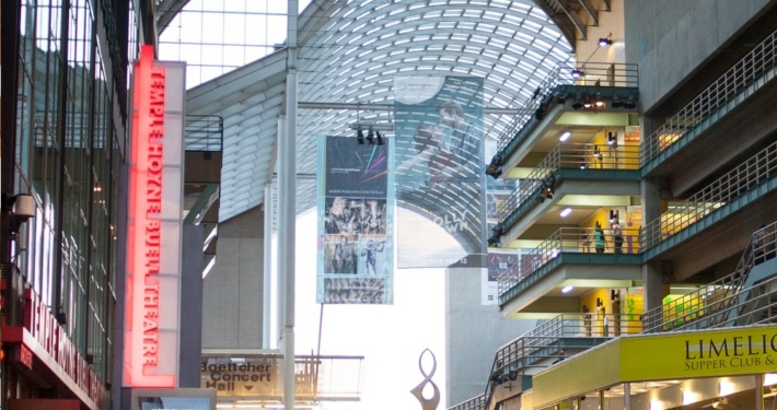 Backstage tours of the performing arts complex