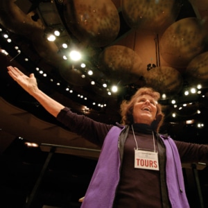 Backstage tours of the performing arts complex