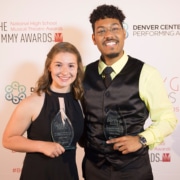 2017-18 Outstanding Actors Abby Lehrer and Elisha Horne. Photo by Emily Lozow.