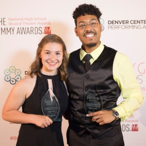 2017-18 Outstanding Actors Abby Lehrer and Elisha Horne. Photo by Emily Lozow.