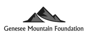 The logo for Genesee Mountain Foundation, a partner of DCPA