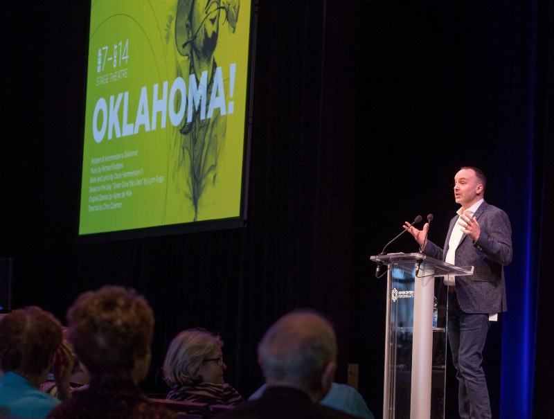 “This musical is such a quintessential expression of what it means to be American,’ Chris Coleman said of the DCPA Theatre Company’s upcoming production of ‘Oklahoma!’ ” Photo by Adams VisCom.