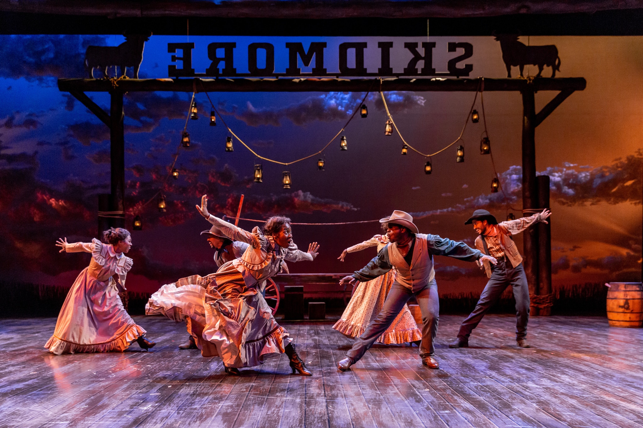 The company of Oklahoma! Photo by AdamsVisCom