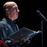 Featured 'The Laramie Project' reading at BDT Stage on October 8, 2018. Pictured_ Nick Sugar. Photo by John Moore