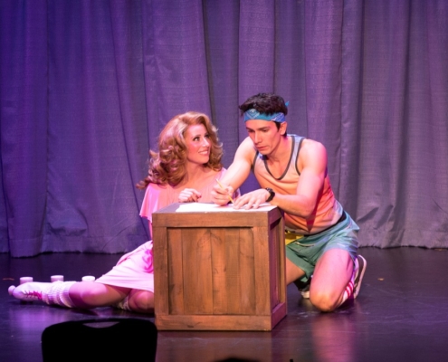 Lauren Shealy and Marco Robinson in DCPA XANADU Photo by Emily Lozow