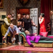 The Play That Goes Wrong National Tour. Photo by Jeremy Daniel