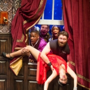 The Play That Goes Wrong National Tour. Photo by Jeremy Daniel