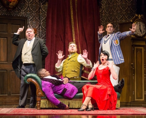 The Play That Goes Wrong National Tour. Photo by Jeremy Daniel