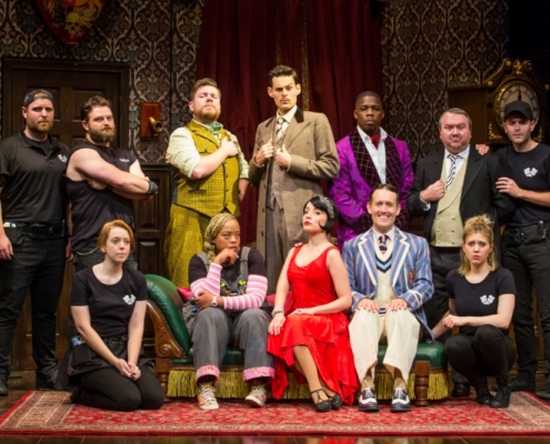 The Play That Goes Wrong National Tour. Photo by Jeremy Daniel