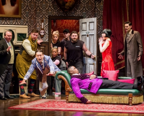 The Play That Goes Wrong National Tour. Photo by Jeremy Daniel