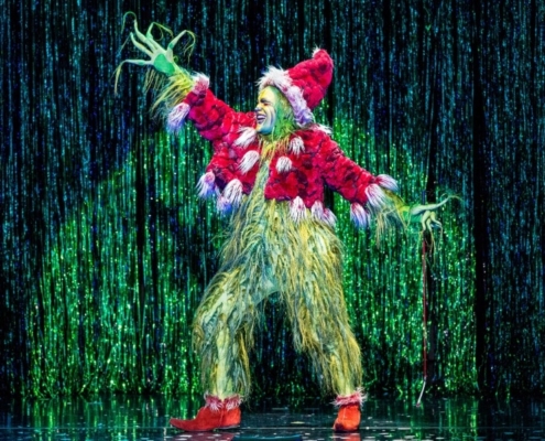 Philip Huffman as The Grinch in the 2016 Touring Company of Dr. Seuss’ HOW THE GRINCH STOLE CHRISTMAS! The Musical