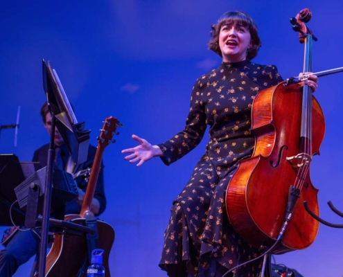 Neyla Pekarek in 'Rattlesnale Kate.' Photo by Adams Viscom.