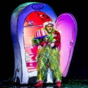 Philip Huffman as The Grinch in the 2016 Touring Company of Dr. Seuss’ HOW THE GRINCH STOLE CHRISTMAS! The Musical
