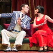 Ned Noyes and Jamie Ann Romero in the comedy 'The Play That Goes Wrong,' coming to Denver March 5-17.. Photo by Jeremy Daniel