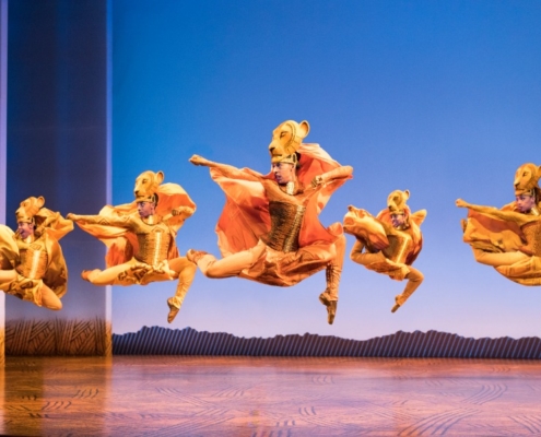 Lionesses Dance in THE LION KING North American Tour ©Disney. Photo by Deen van Meer