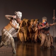 Nia Holloway as Nala, Buyi Zama as Rafiki and The Lionesses in THE LION KING North American Tour © Disney. Photo by Deen van Meer.