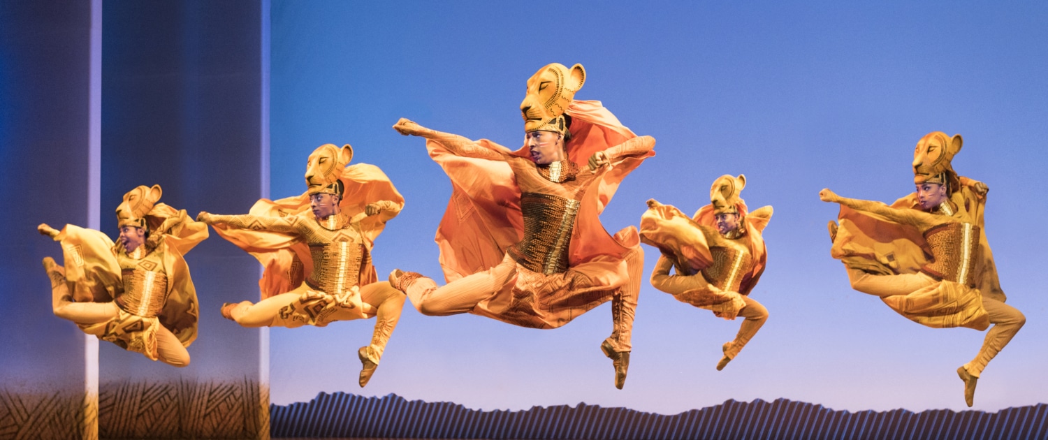 Lionesses Dance. The Lion King. Disney. Photo by Deen van Meer