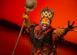 Mukelisiwe Goba as Rafiki. The Lion King. Disney. Photo by Matthew Murphy