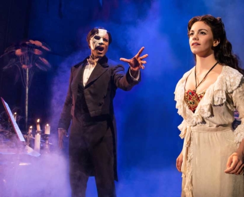 THE PHANTOM OF THE OPERA - Derrick Davis and Emma Grimsley-photo Matthew Murphy