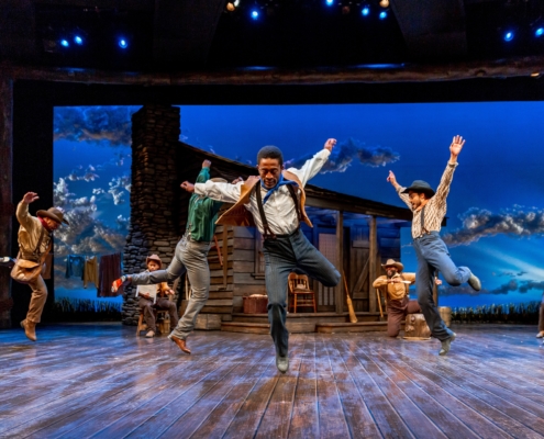 The cast of Oklahoma!, 2018. Photo by Adams Viscom.