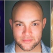 From left: Denver-bound Broadway stars Megan Hilty, Gregory Treco and Betsy Wolfe.