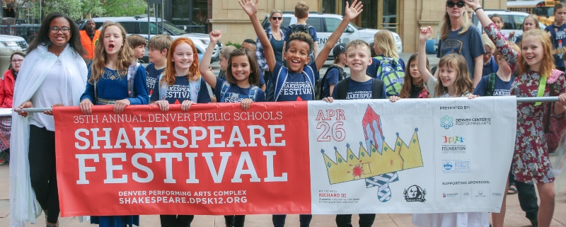 2019 DPS Shakespeare Festival. Parade. Photo by John Moore