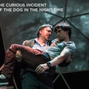 Alex Rosenthal and Michael Morgan in the Boulder Ensemble Theatre Company's production of 'The Curious Incident of the Dog in the Night-Time.' Photo by Michael Ensminger.