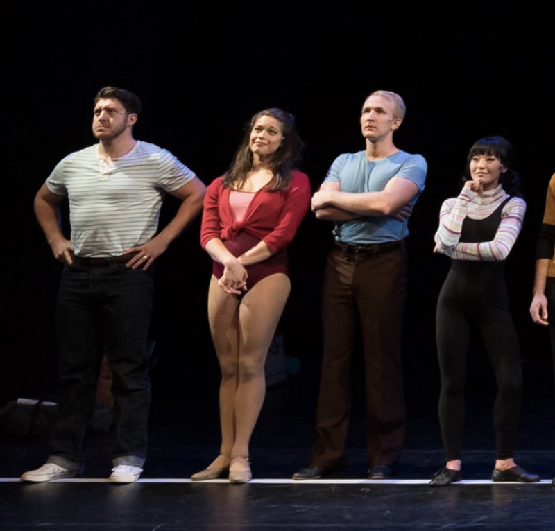 Rae Leigh Case and Matthew Dailey. A Chorus Line. Arvada Center. Matthew Gale Photography.