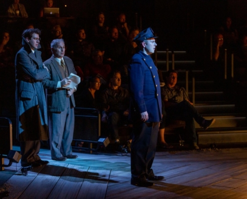 Zal Owen, John Plumpis and Jonathan Spivey in INDECENT_Photo by Adams VisCom